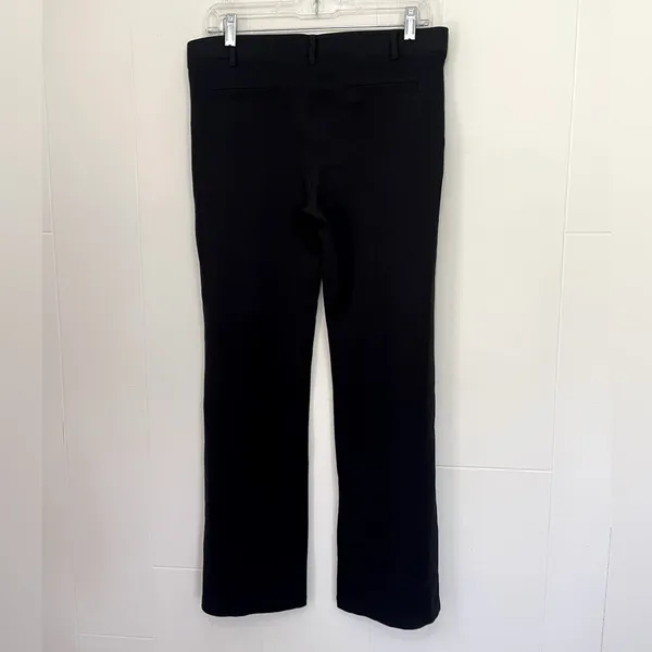 Betabrand Classic Dress Pants Yoga Pants Bootcut Black ~ Women’s Size L Petite - Image 2