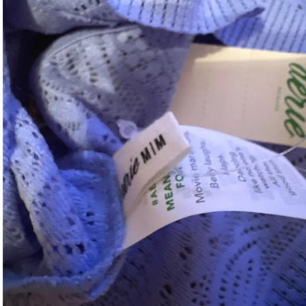 Aerie Blue Wireless Unlined Pullover Bralette Sz‎ M NEW - Image 3
