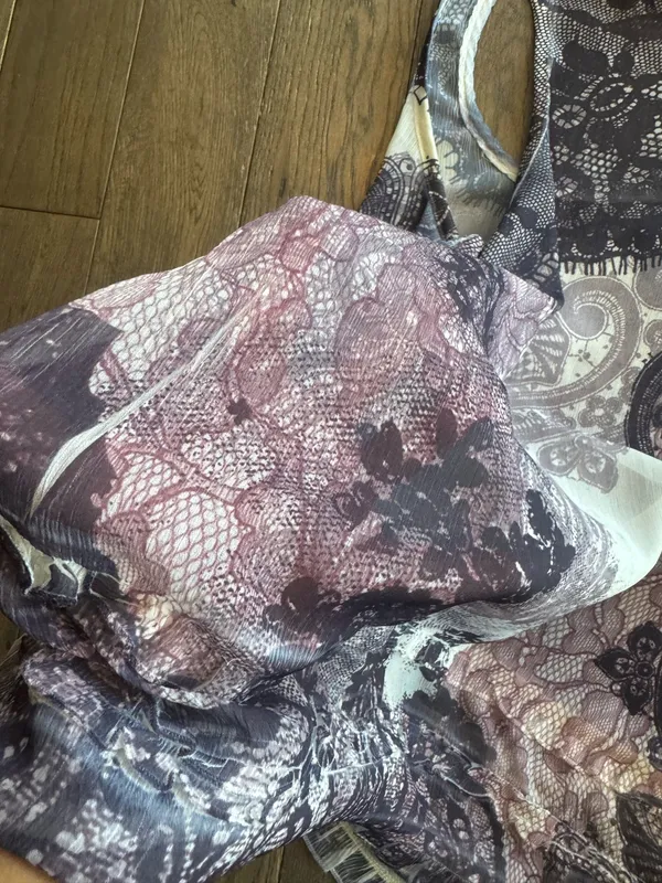 FANG Sheer Tank Top Purple Size L - Image 5