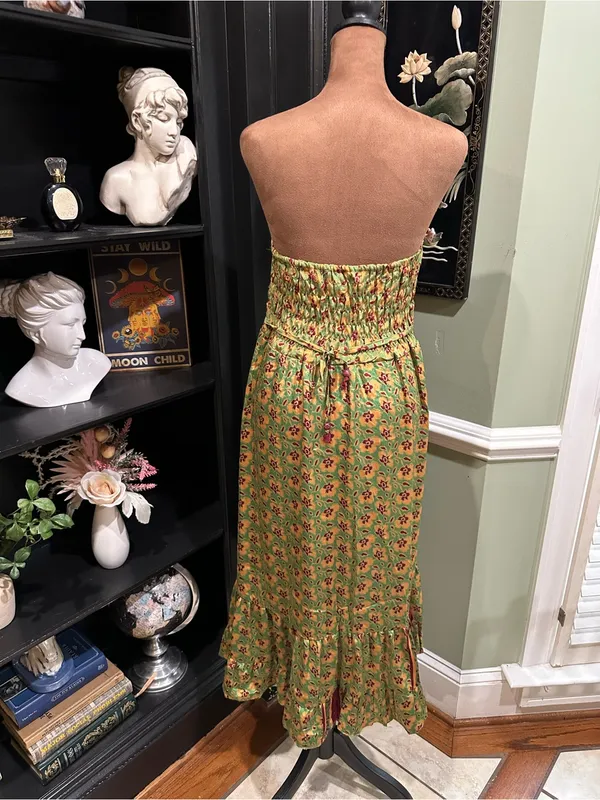 Junglee Billee Sari‑Style Strapless Maxi Dress – Free Size - Image 6