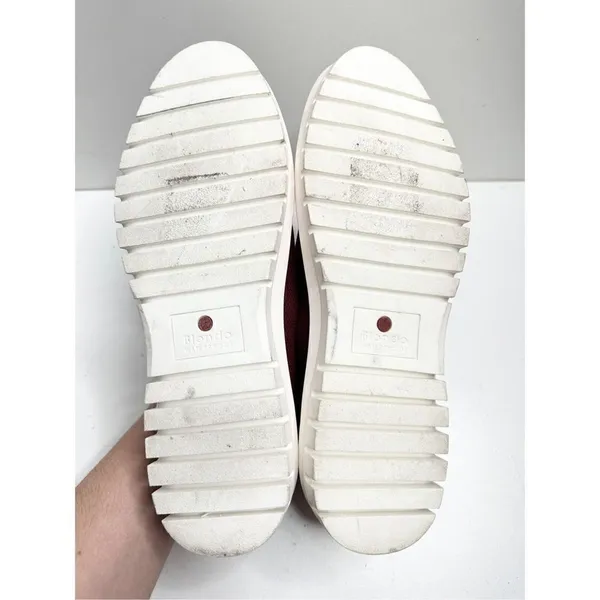 Blondo Sneaker Womens Size 8 Burgundy‎ Red Knit Pull On Waterproof Shoes - Image 10