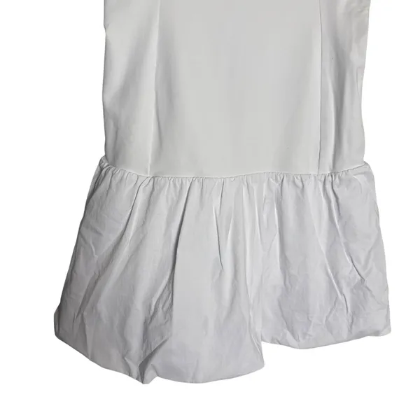 Alo Yoga Airbrush Love Match White Bubble Hem Tennis Mini Dress Shorts Size M - Image 6