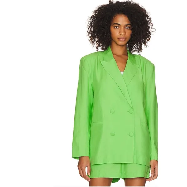 NWT STEVE MADDEN   Baldwin Blazer In Fresh Lime - Image 4