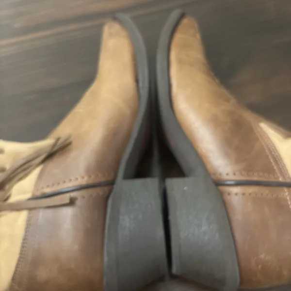 Laredo Women's Fringe Western Boot Snip Toe Brown Sz 8 Cowgirl Equestrian Rodeo - Image 12