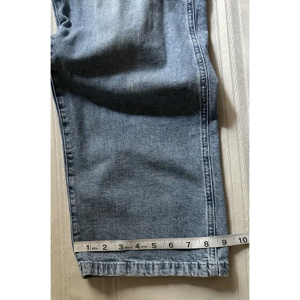 Gap 90s Loose Mid-Rise Cargo Jeans, Size 28 (6R), Light Blue Denim, Straight Leg - Image 12