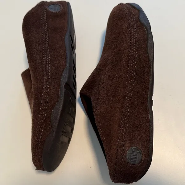Fitflop brown suede clogs sz 6.5 - Image 6