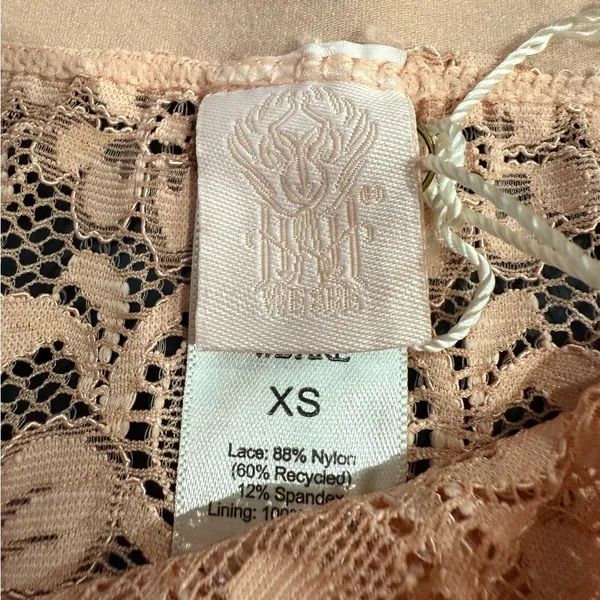Free People x‎ We Are HAH Got Ur Back Lace Bra & Panty Set Copper Rose Sz XS New - Image 5