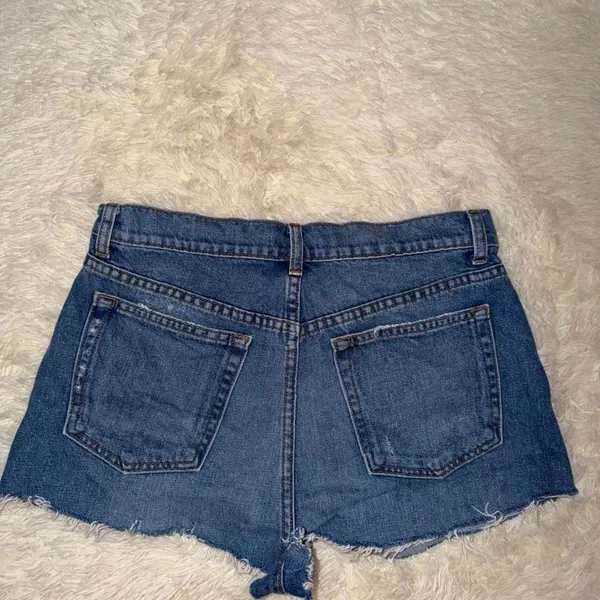 Reformation Denim Jean Shorts Size 28 NWOT - Image 3