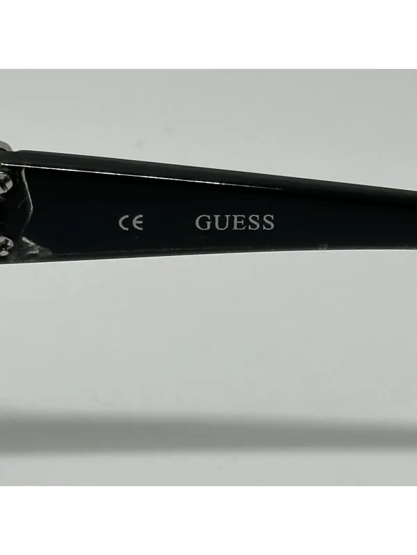 Guess Women's Gradient Black to Clear Oversized Sunglasses with Case and Cloth - Image 6