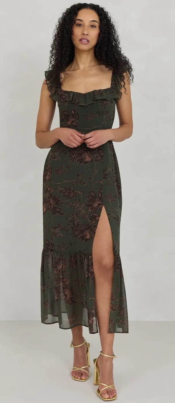 Park & Fifth Renfrew Dress White Floral - Image 6