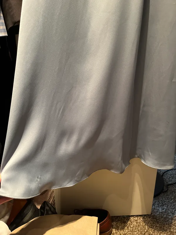 David’s Bridal Dusty Blue Bridesmaids Dress - Image 5