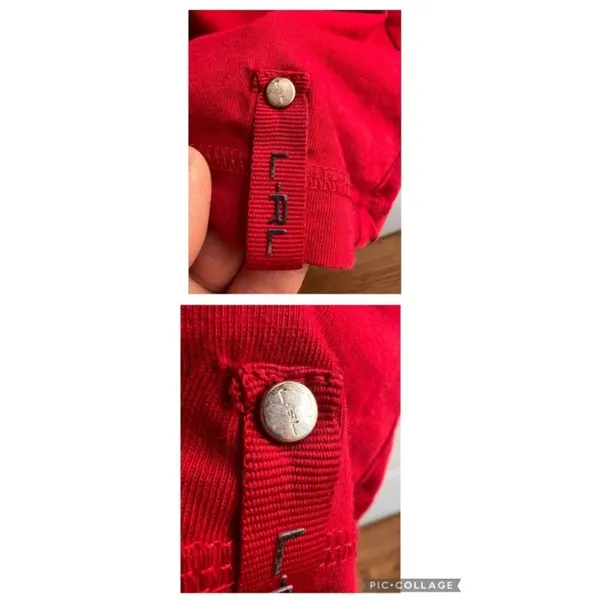 Lauren Ralph Lauren long sleeved deep red Womens pullover crew neck tshirt - Image 7