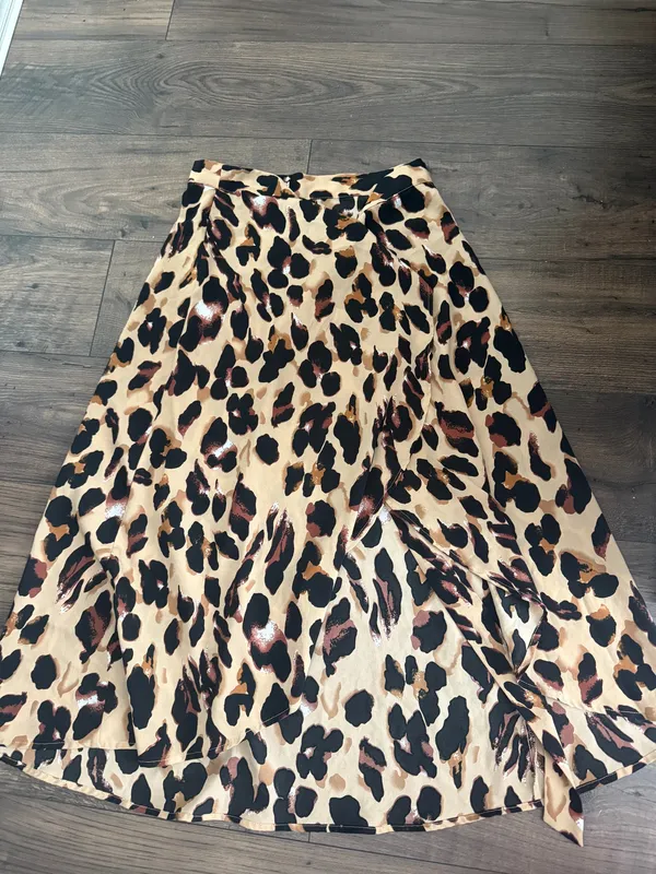 Leopard maxi skirt Brown - Image 4