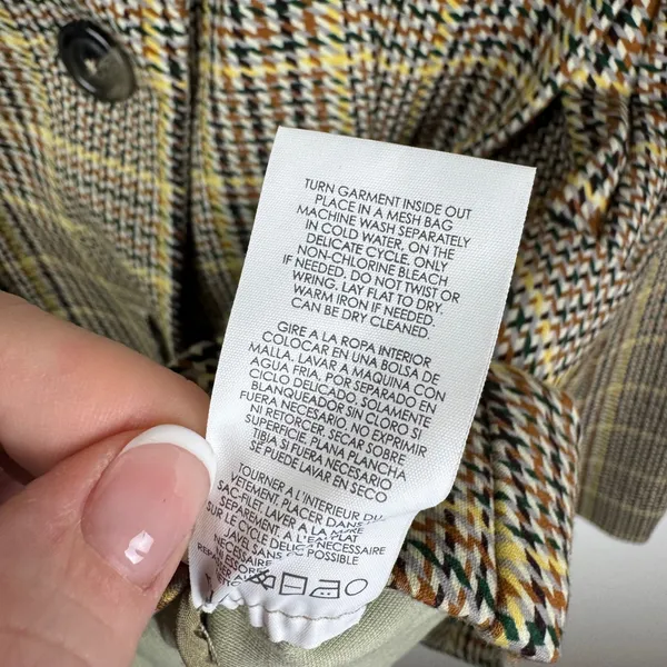 Cabi Pastime Plaid Blazer Jacket Size 4 Academia Career Business Fall‎ Preppy - Image 7