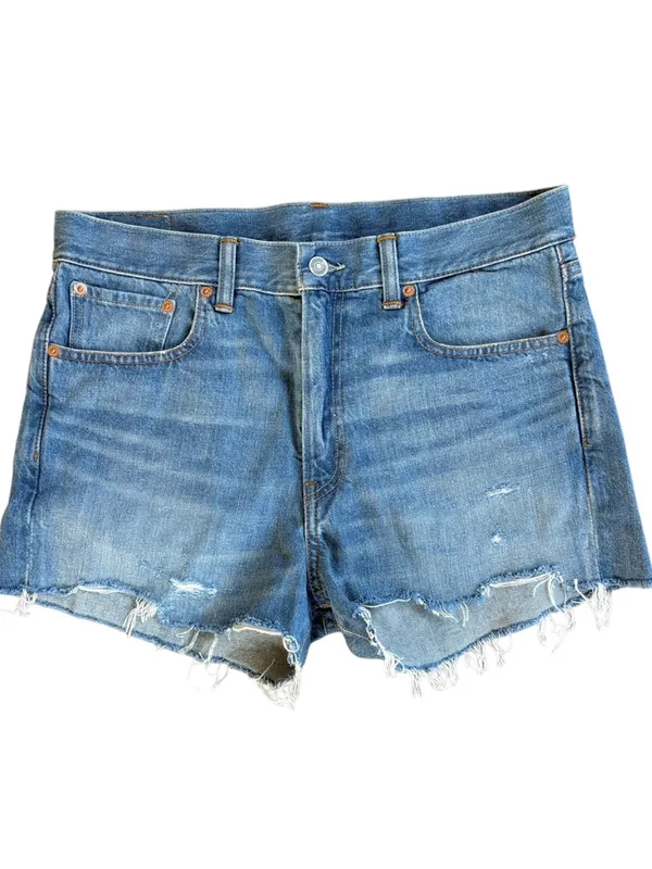 EUC Denimist Boy Shorts Blue Denim Size Size 28 - Image 3