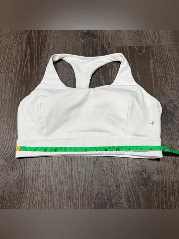 Halara White Strappy Sports Bra - Image 6