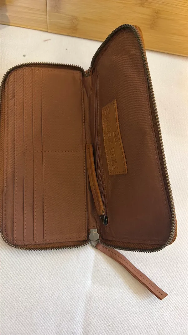 Free People Wallet Leather Wristlet - Image 2