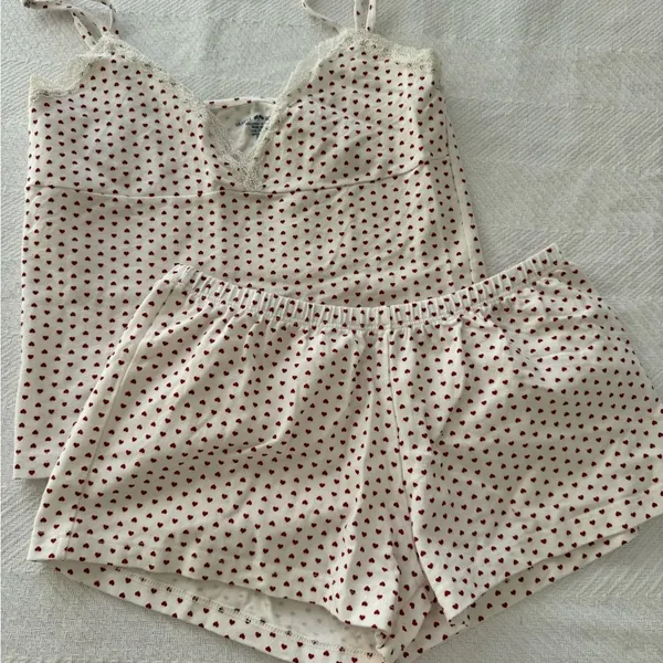 Brandy Melville Pajama Set White - Image 2