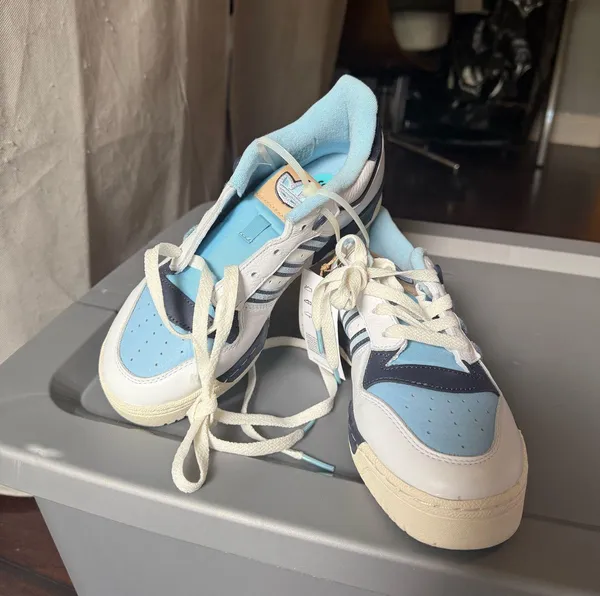 NWT adidas originals rivalry 86 low cloud white/clear blue/shadow navy - Image 7