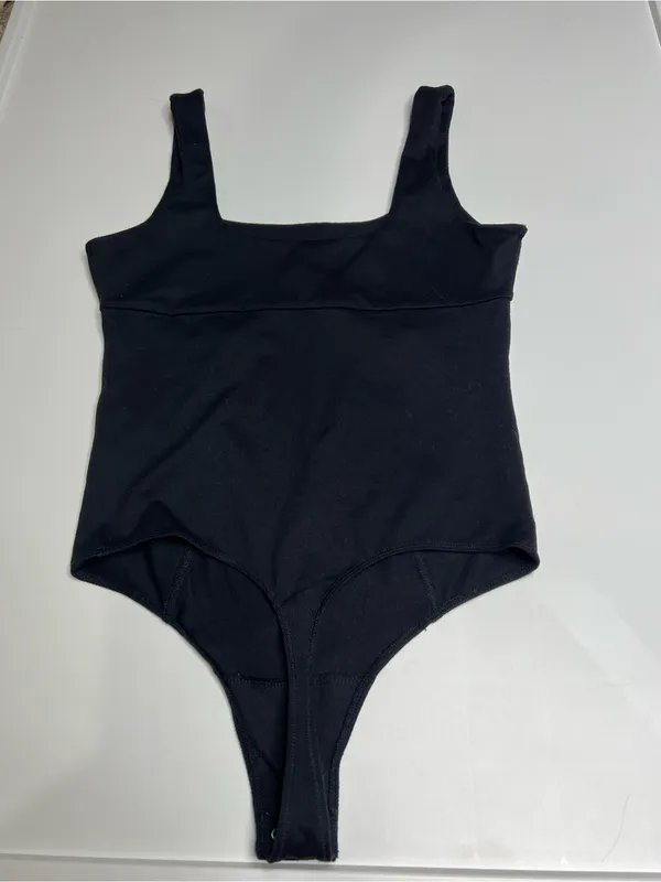 Abercrombie and fitch Classic Black Square Neck Bodysuit small - Image 5