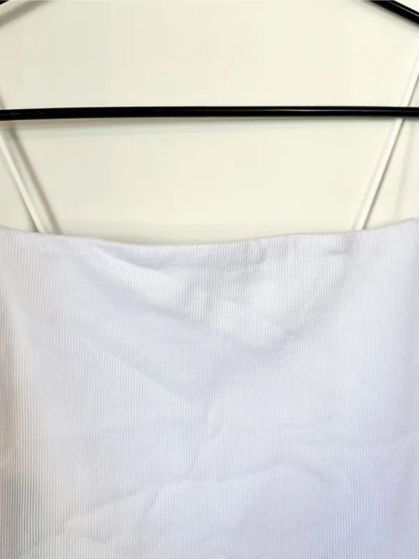 NWT Madewell White Squareneck Tank Top - Size: Medium - Image 3
