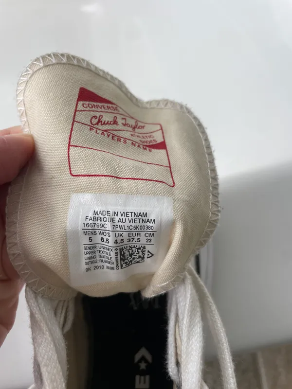 Converse White High Top  Run Star Trainers - Image 3