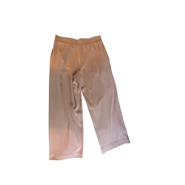 Haven Well Within Taupe Wide Leg Lounge Pants Small Cotton Travel Quiet Luxury - Image 5