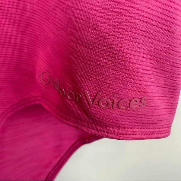 Outdoor Voices tech sweat leotard in hot pink Women's Size Medium - Image 3