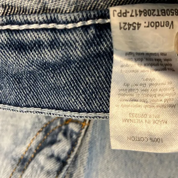 PacSun Two-Tone Patchwork 90s Pants Baggy Cargo Skate Carpenter High Rise 24" - Image 4