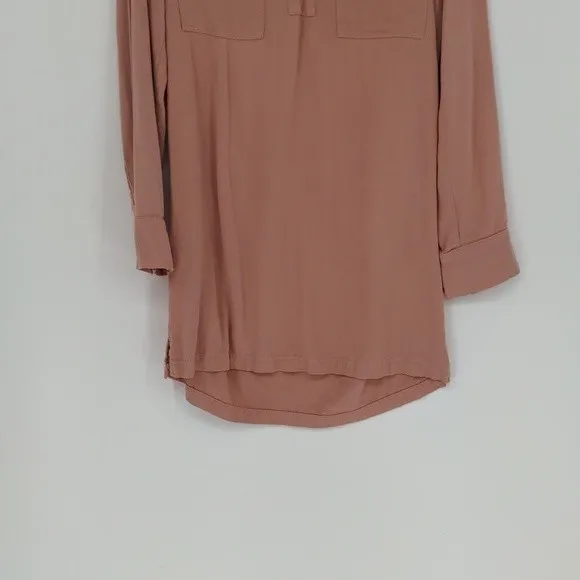Lulus Best of All Pink‎ Long Sleeve Lace Up Dress Size Medium - Image 3