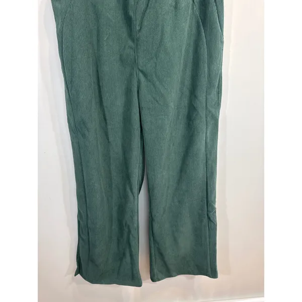 Halara Green Pastures Corduroy Wide Leg Casual Pants Women's‎ Large NWT Academia - Image 3