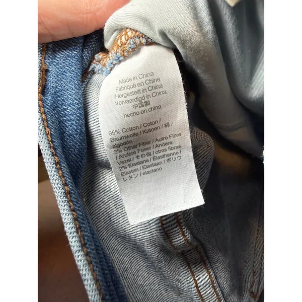 Madewell The Perfect Vintage Jean Straight Leg Medium Wash Blue Denim Womens 27P - Image 10