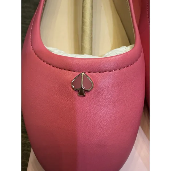 Kate Spade New York Kora Pink leather ballet flats slip on shoes New‎ Size 6.5 - Image 3