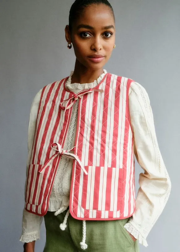 Sézane Ellio Jacket Reversible Vest - Image 6