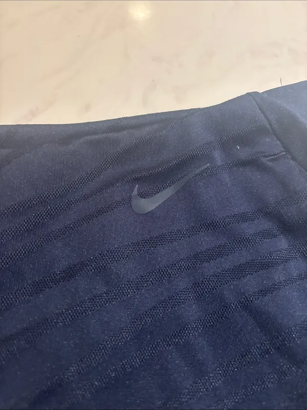 Nike Navy Zebra Print Blue Women's Tennis Skirt - Image 2