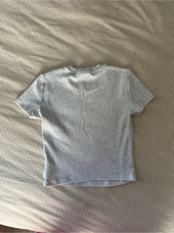 Aritzia TNA HomeStretch Rib Crew Waist T-Shirt - Image 4