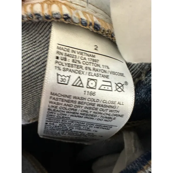 Old Navy Rockstar Super Skinny Distressed Medium Wash Jeans Womens‎ 2 Mid Rise - Image 7