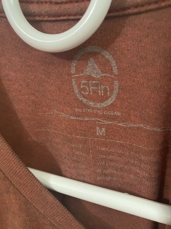 Five Fin Rust Crew Neck T - Image 4
