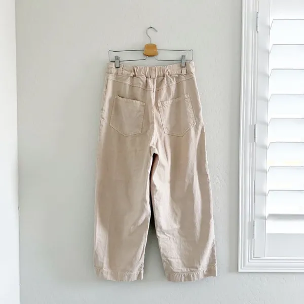 Young Fabulous & Broke YFB Wide Leg Cropped Pants Size L - Image 3