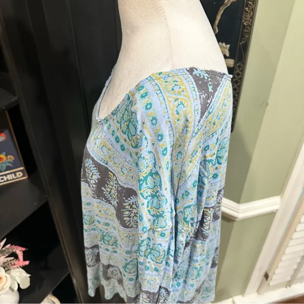Vintage Free People 100% Cotton Long Sleeve Top – Size Large - Image 5