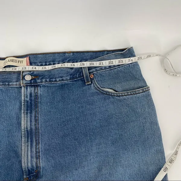 Levi's 550 Relaxed Fit‎ light wash classic jeans size 50 x 30 - Image 6