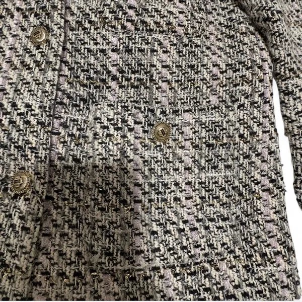 Maje Elegant Tweed Jacket Size S - Image 4
