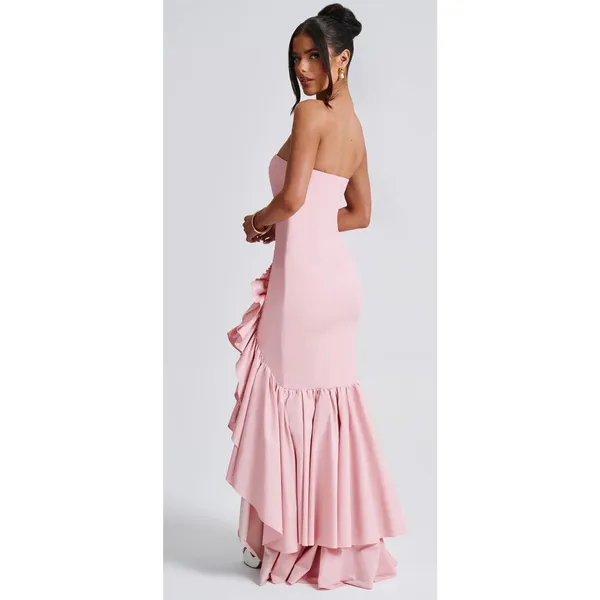 NEW Babyboo Angelina Maxi Dress Blush Size Medium - Image 3