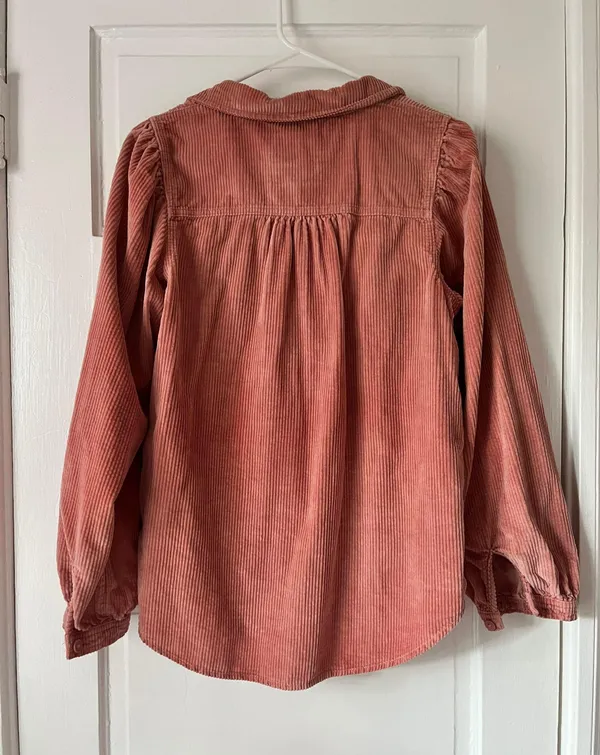 Pink Corduroy Button Up - Image 5