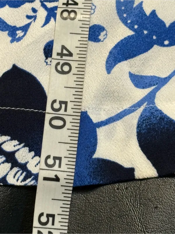 Loft NWT Blue and White Floral Maxi Dress - Women size 14 - Image 13