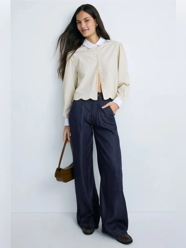 Hudson James High Rise Trouser Wide Leg Jeans - Image 4