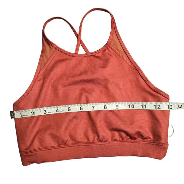 Alo‎ Yoga Orange Mesh Sports Bra Size: S - Image 5