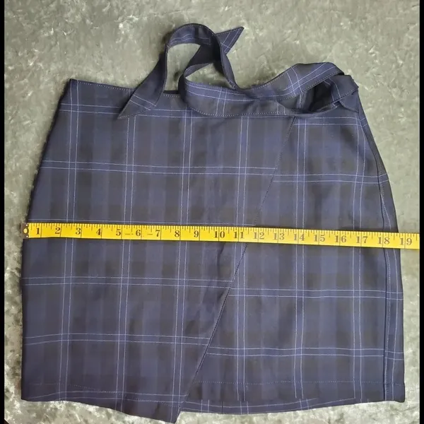 Express Wrap‎ Plaid Skirt - Image 7