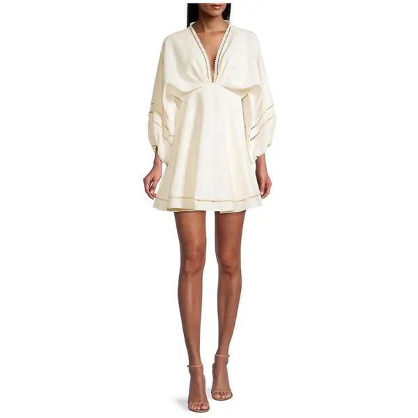 NWT SACHIN & BABI‎ Caden Babydoll Dress in Ivory Medium $475 - Image 2