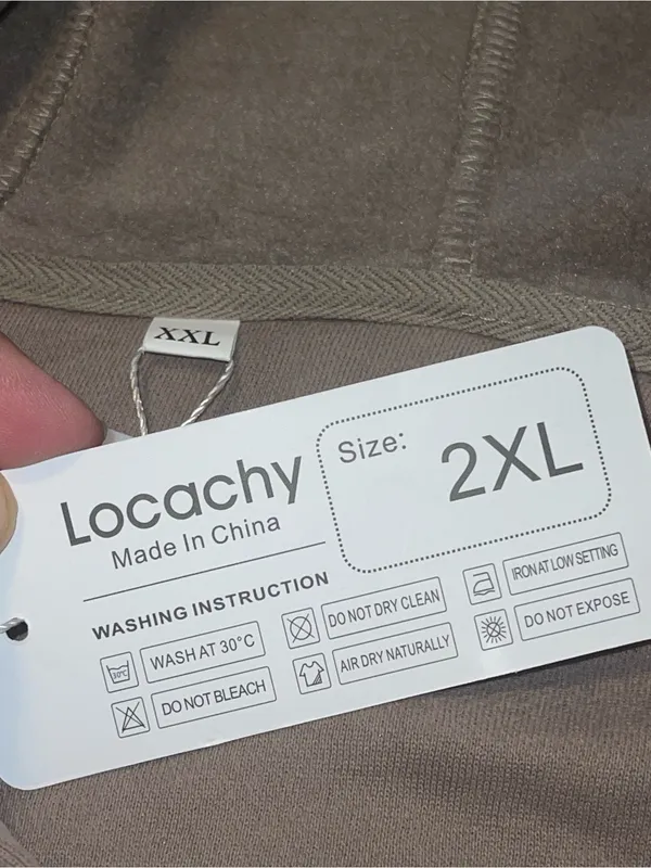 Locachy Hoodie Brown Size 2X - Image 7
